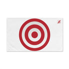 XL Red Bullseye Target | Mix & Match Classic Fun-Flirty Lovers’ Towels