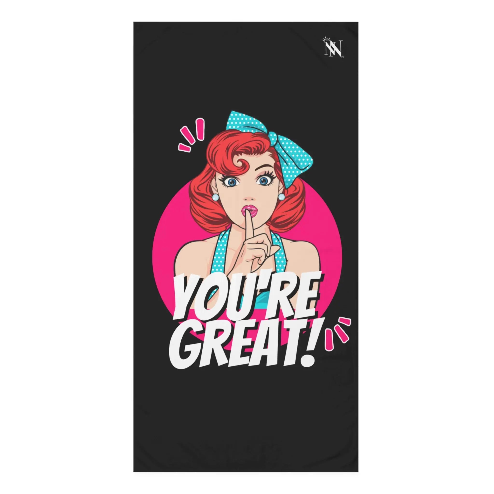 Shh! You’re Great! Anime | Nectar Napkins XL Fun-Flirty Lovers’ Towels