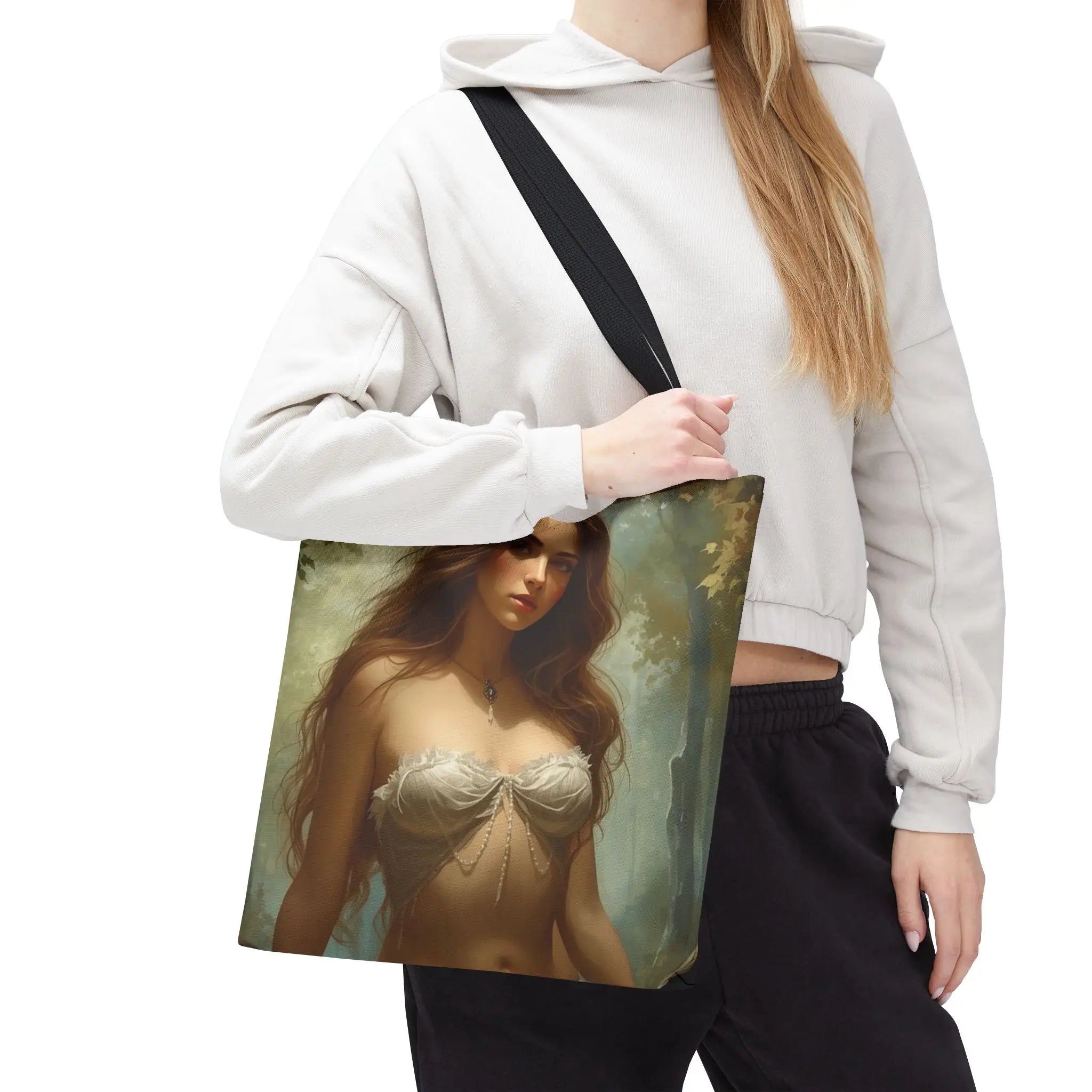 Fair Maiden Fantasy Women Everyday Weekend Getaway Tote Bag
