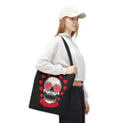 Seeing Hearts Skull Tote Bag