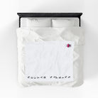 Nectar Napkins Brand White Love Blanket