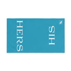 His Hers Shareable Blue | Mix & Match Classic Fun-Flirty Lovers’ Towels