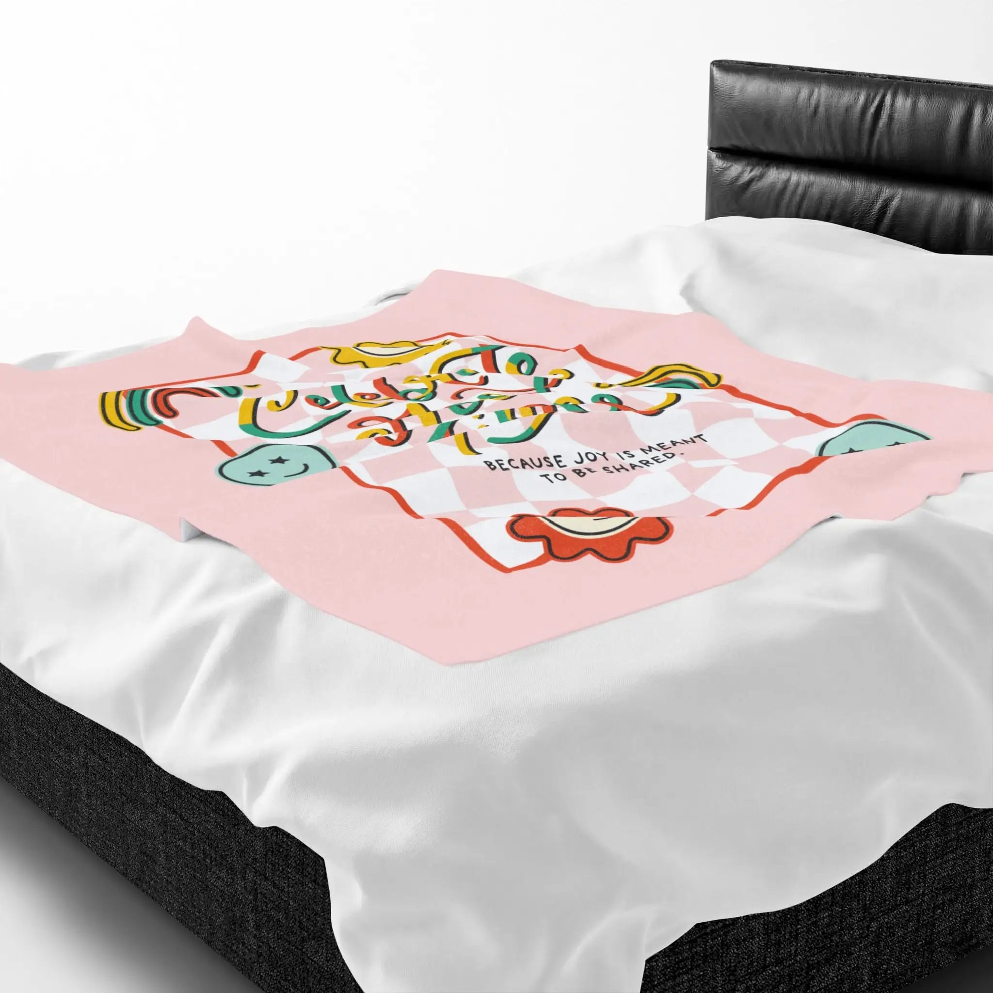Celebrate Good Times Retro Blanket