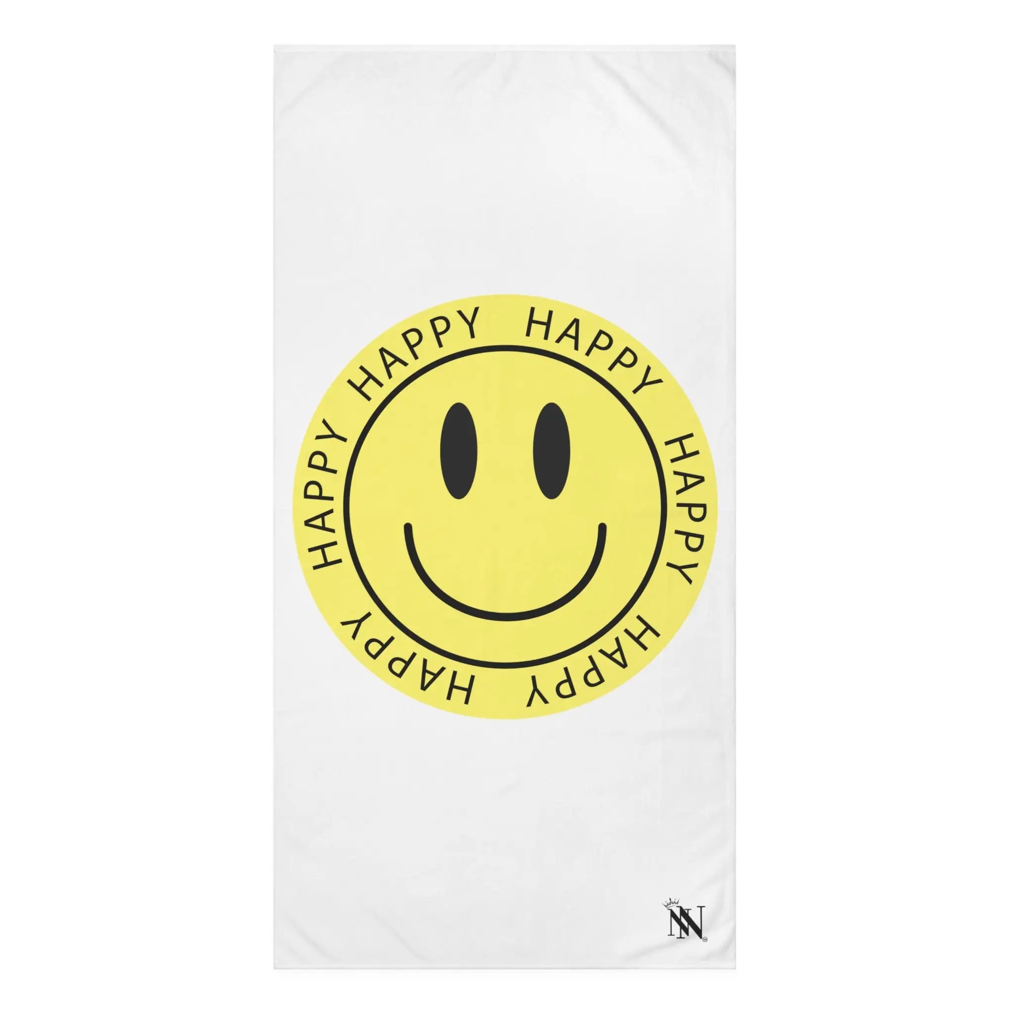 Happy Face Sticker Big Ass Sex Towel