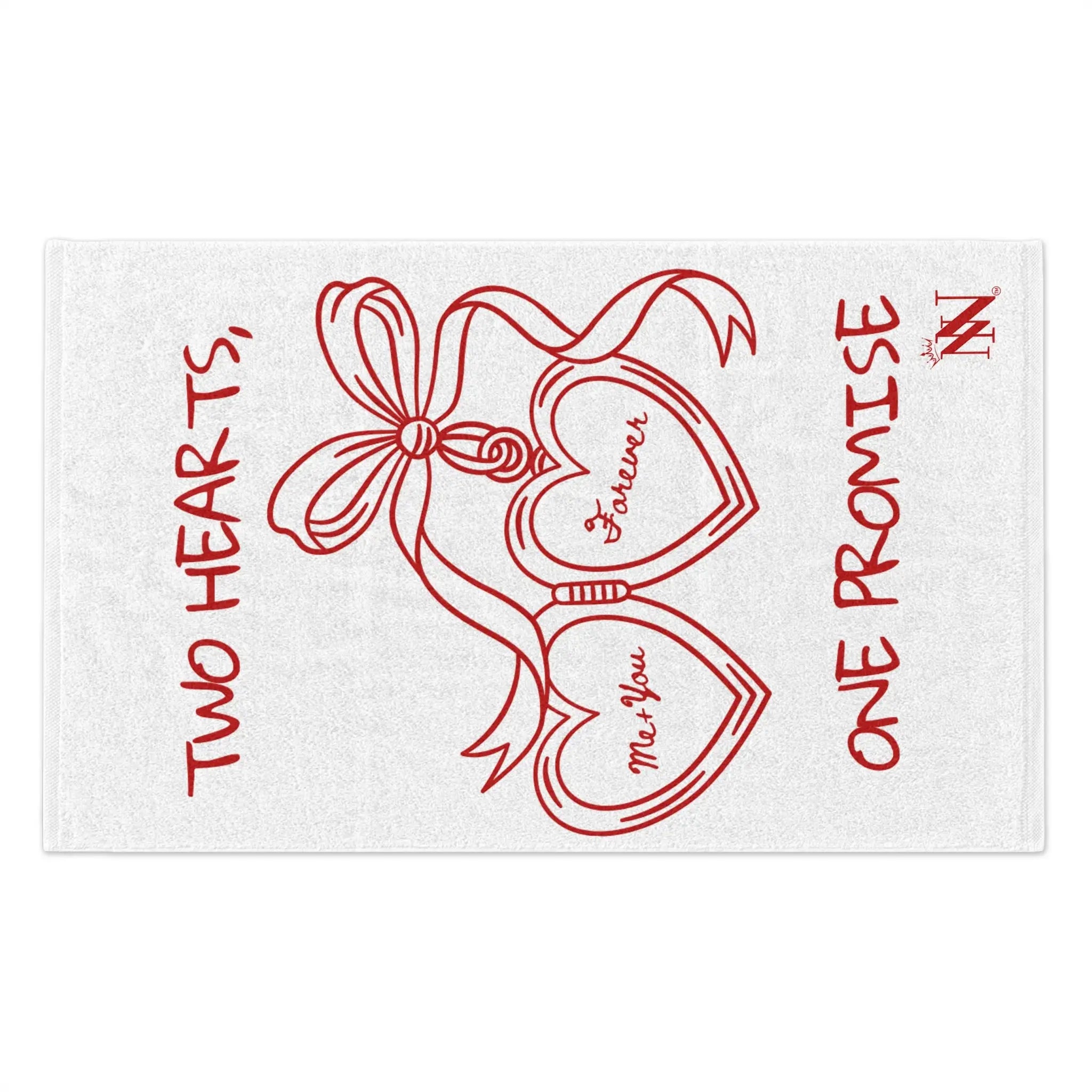 Two Hearts One Promise Sex Towel