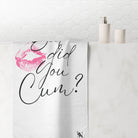 But did you Cum? with a Kiss Big Ass Rimming Sex Towel