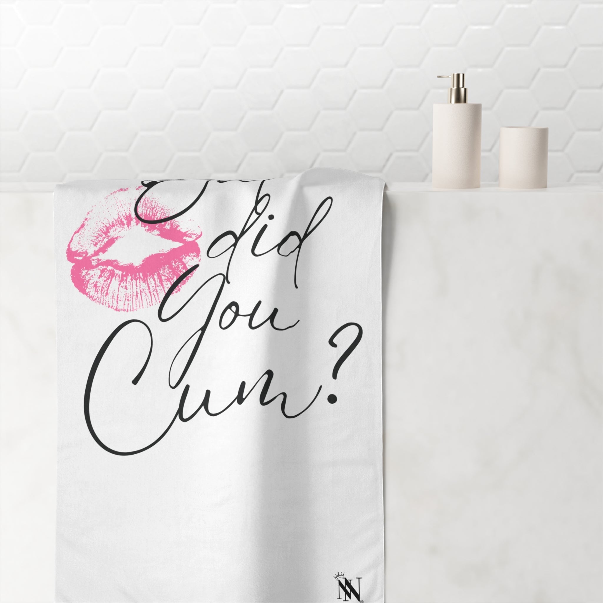 But did you Cum? with a Kiss Big Ass Rimming Sex Towel
