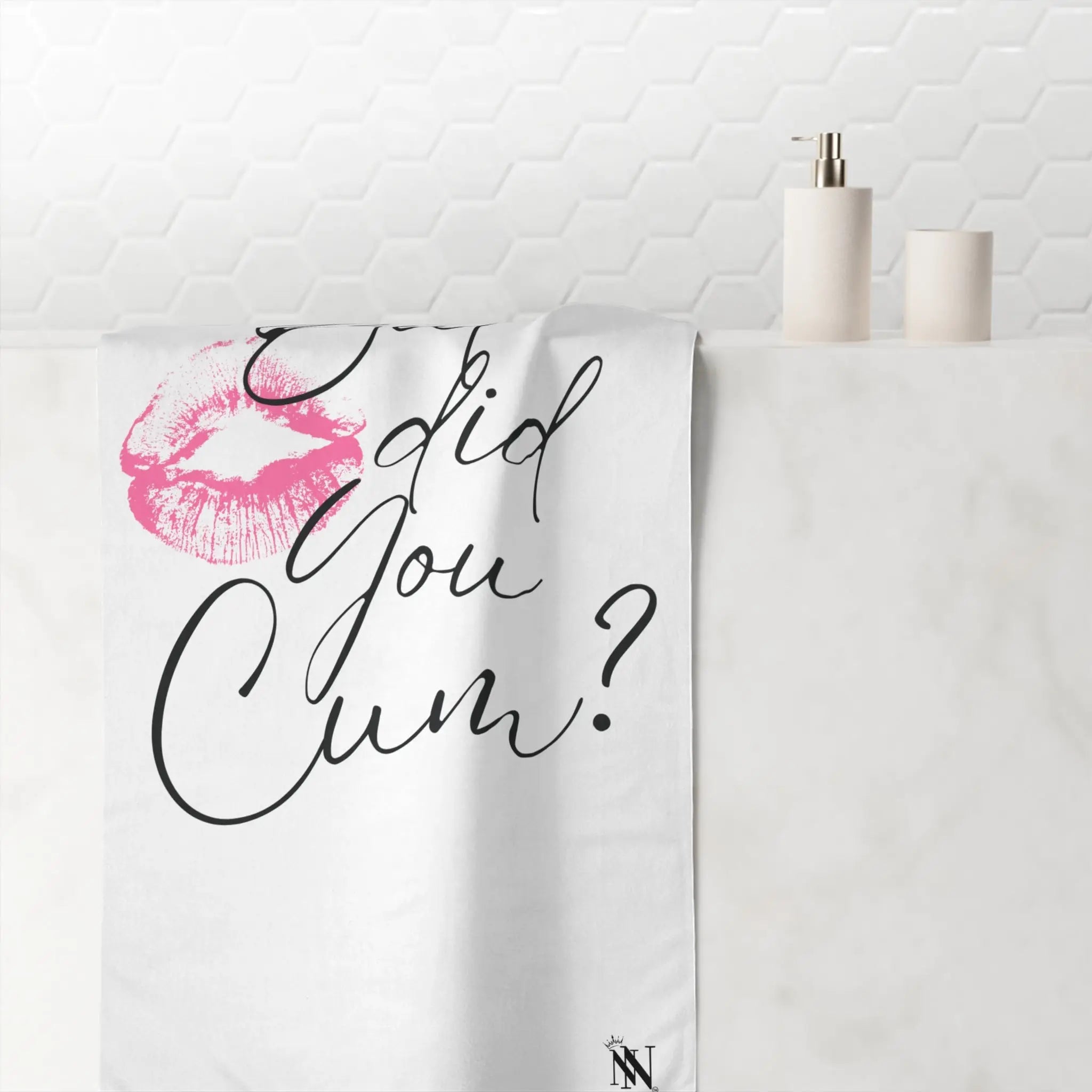 But did you Cum? with a Kiss Big Ass Rimming Sex Towel
