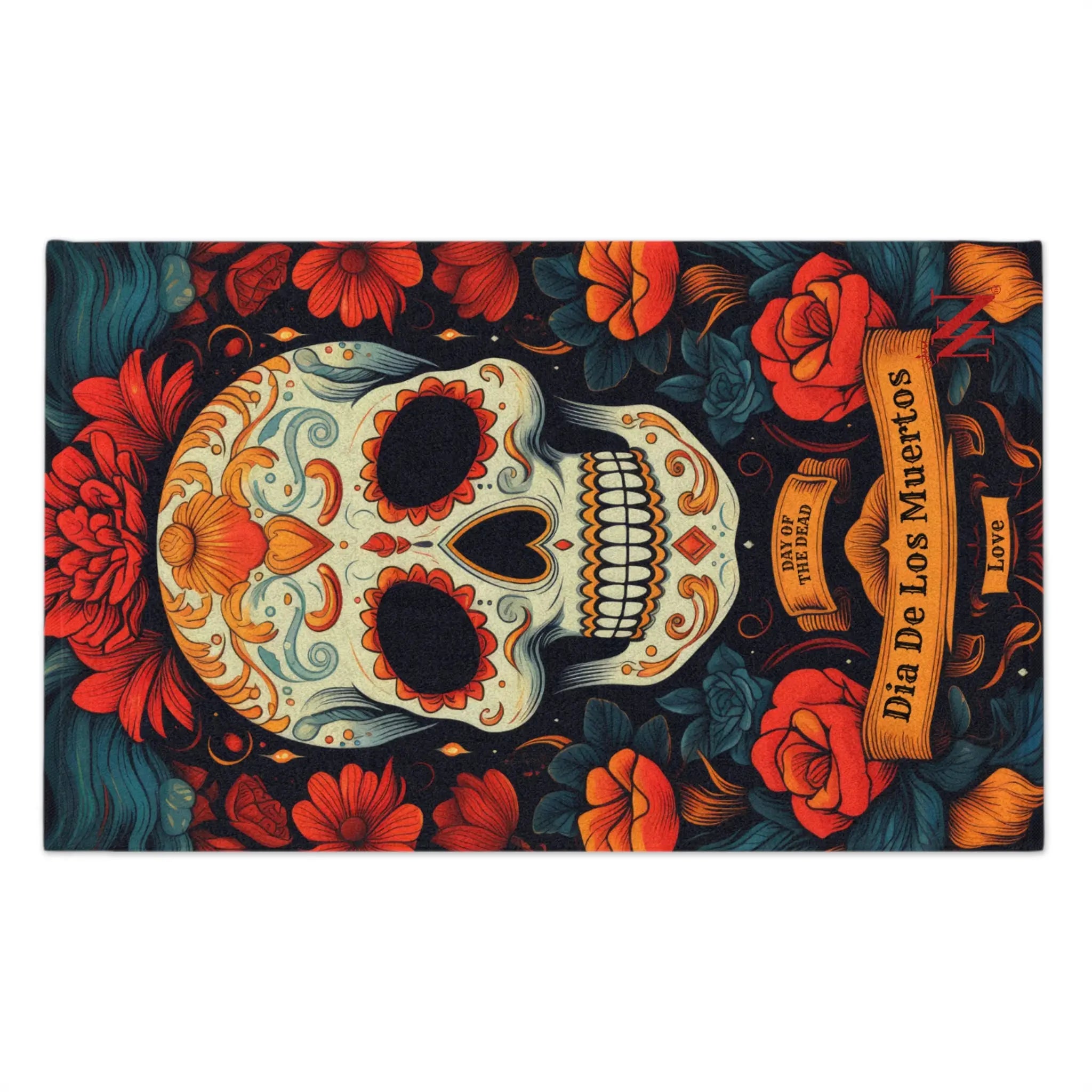 Dia De Los Muertos Love Sex Towel
