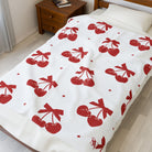 Cherry Hearts Pattern | Mix & Match Soft Fun-Flirty Lovers’ Blankets