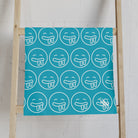 Hungry Drooling Emoji Pattern Teal | Mix & Match Classic Fun-Flirty Lovers’ Towels