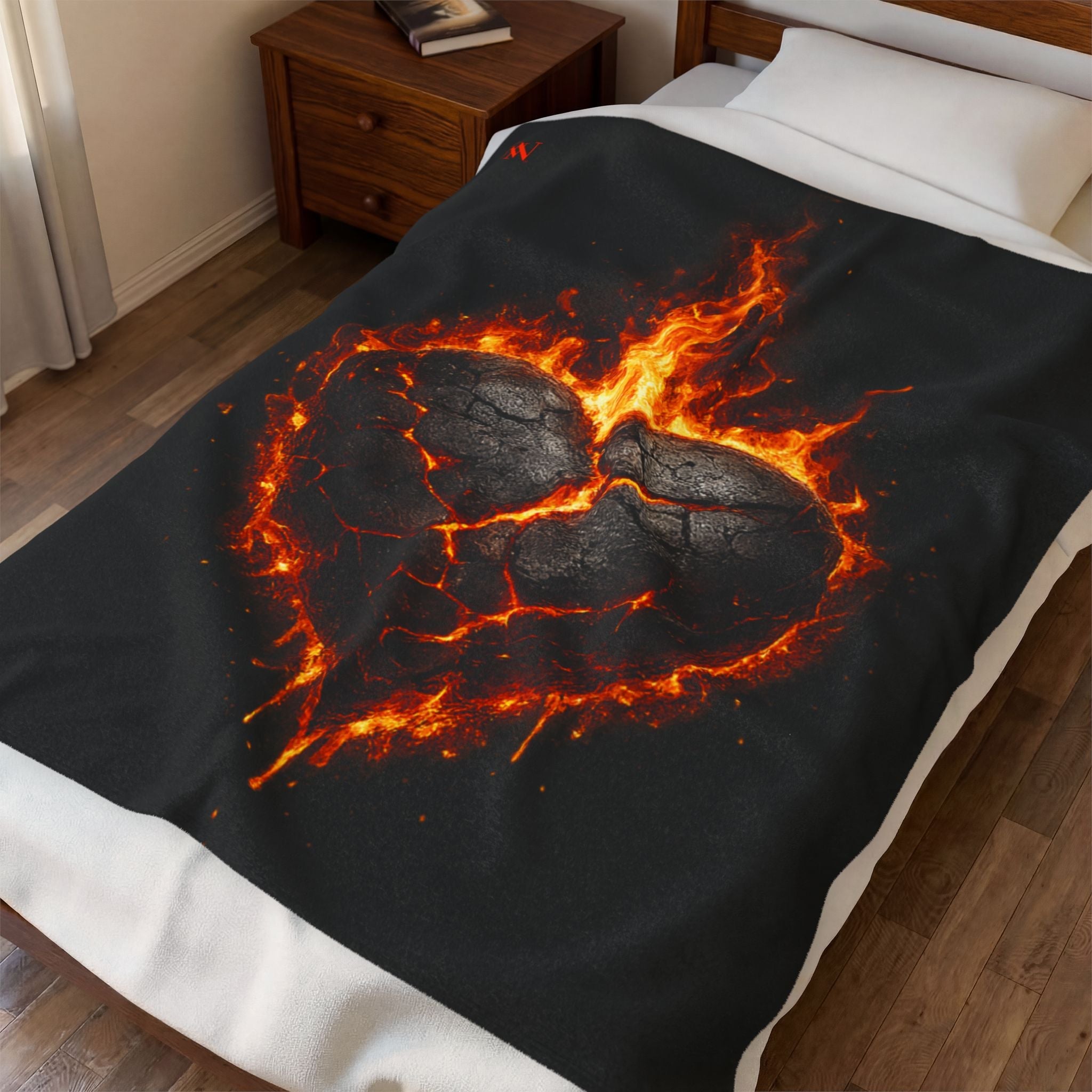 Burning Heart | Nectar Napkins Fun-Flirty Lovers’ Blankets