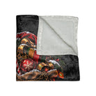 Hot Mess Express Christmas | Nectar Napkins Fun-Flirty Lovers’ Crushed Velvet Blankets