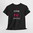 Attention Charging Station Romantic Couples Sex Gifts 100% Cotton T-Shirt