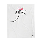 Face Here | Mix & Match Fun-Flirty Lovers’ Blankets