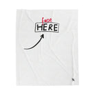 Face Here | Mix & Match Fun-Flirty Lovers’ Blankets