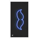 His Mustache Neon Big Ass Sex Towel