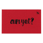 Cum Yet? Red | Mix & Match Soft Fun-Flirty Lovers’ Towels