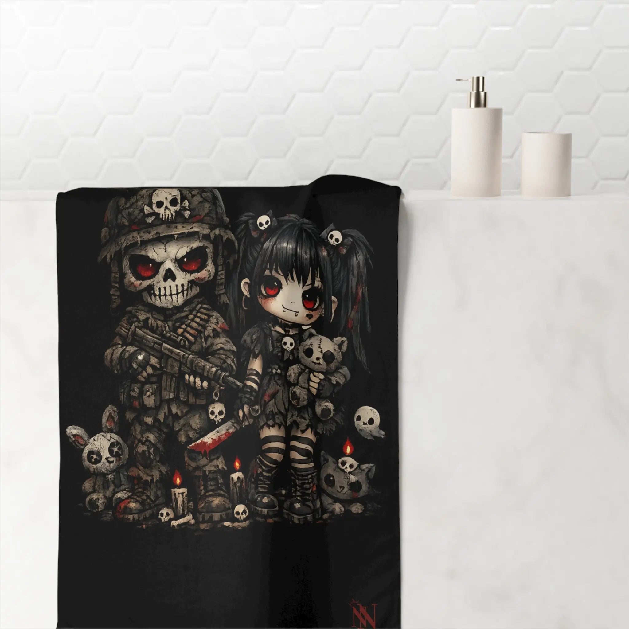 Army of Me Gothic Big Ass Rimming Sex Towel