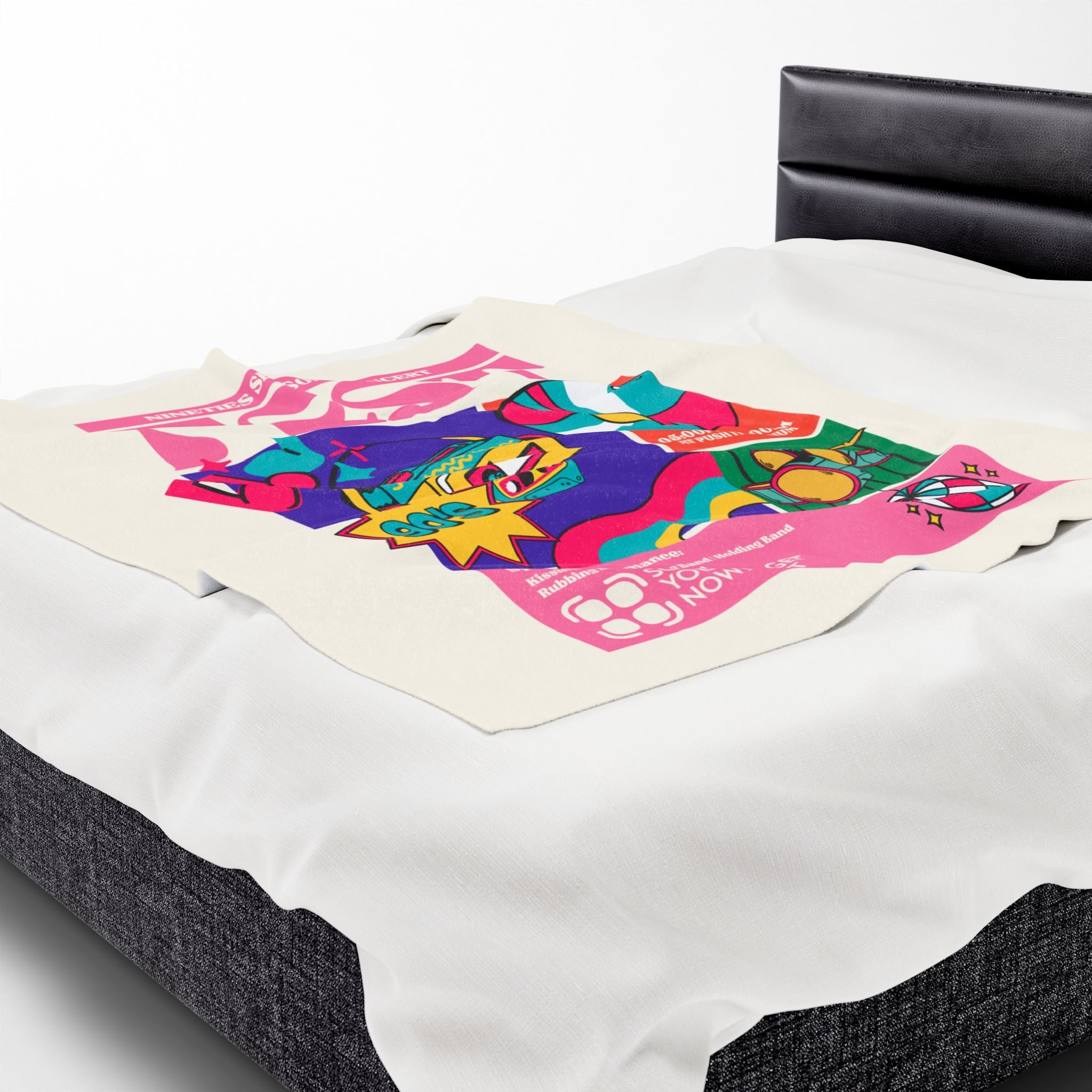 Nineties Sex Song | Mix & Match Velveteen Fun-Flirty Lovers’ Blankets