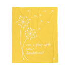 Can I Play With Your Dandelion? | Mix & Match Velveteen Fun-Flirty Lovers’ Blankets