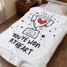 You’ve Won My Heart | Mix & Match Soft Fun-Flirty Lovers’ Blankets