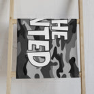 The Hunted Grey Camo Cum Towel