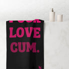 Fuck Love Cum. Nectar Napkins Large Sex Towel