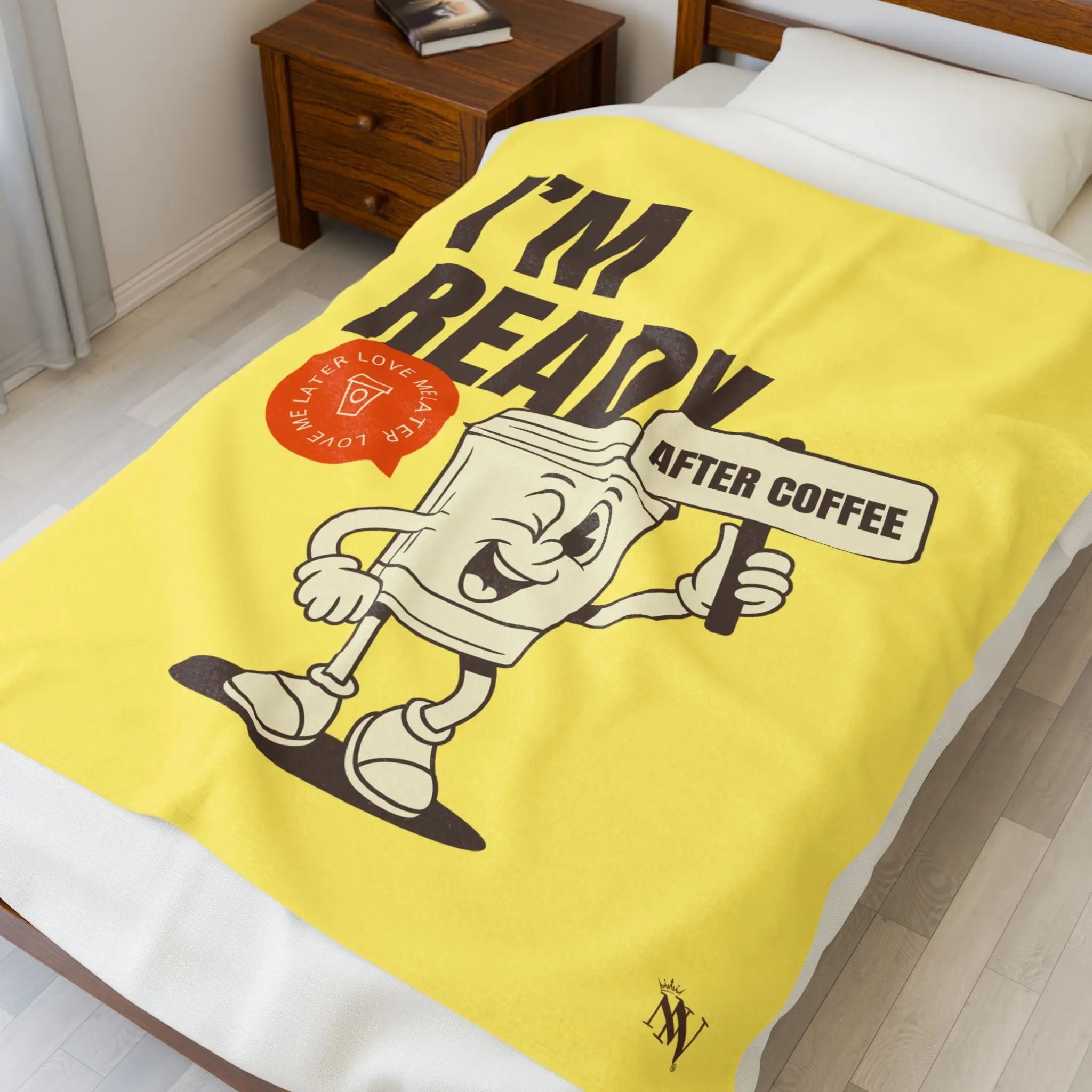 I’m Ready After Coffee | Mix & Match Soft Fun-Flirty Lovers’ Blankets