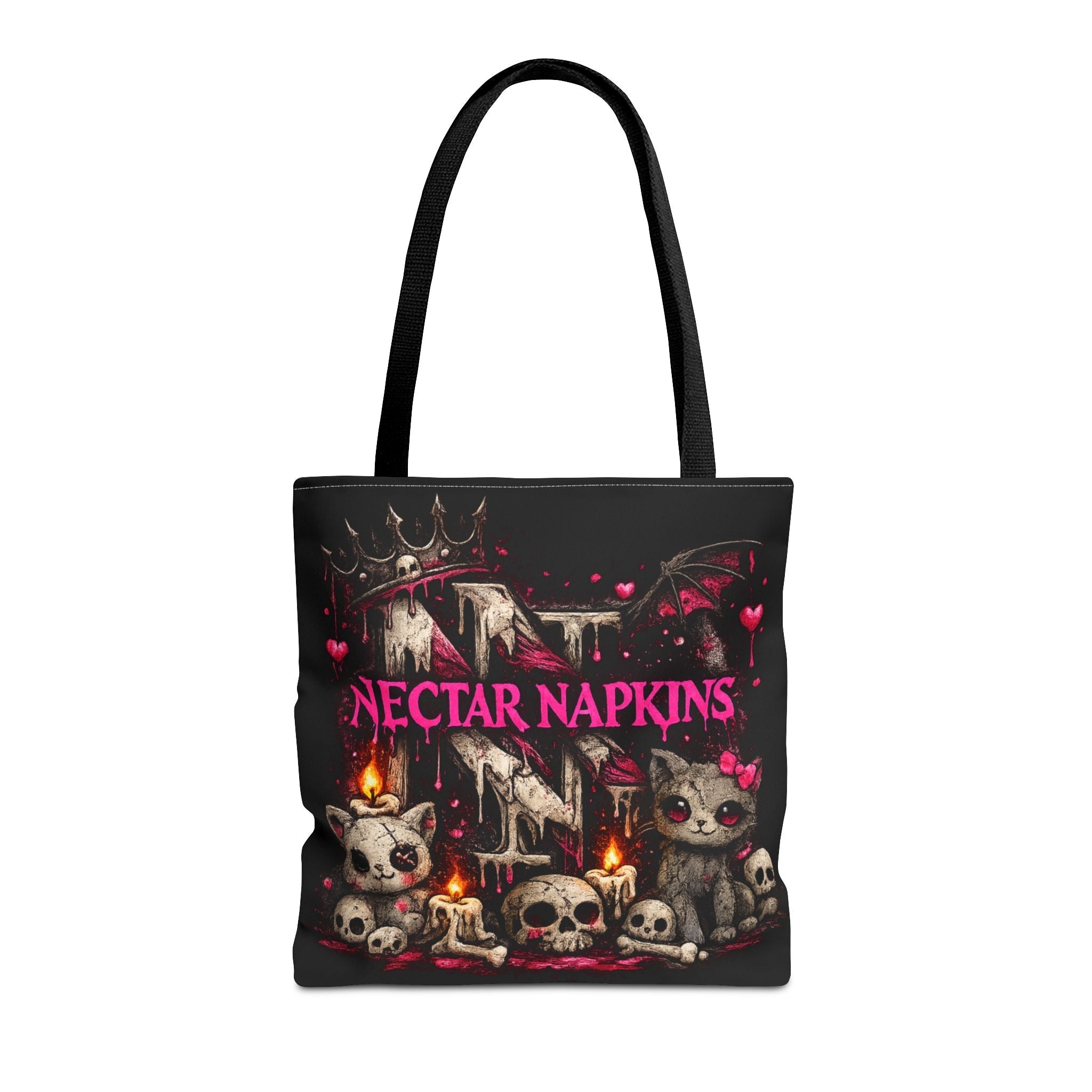 Nectar Napkins Gothic Kitty Tote Bag
