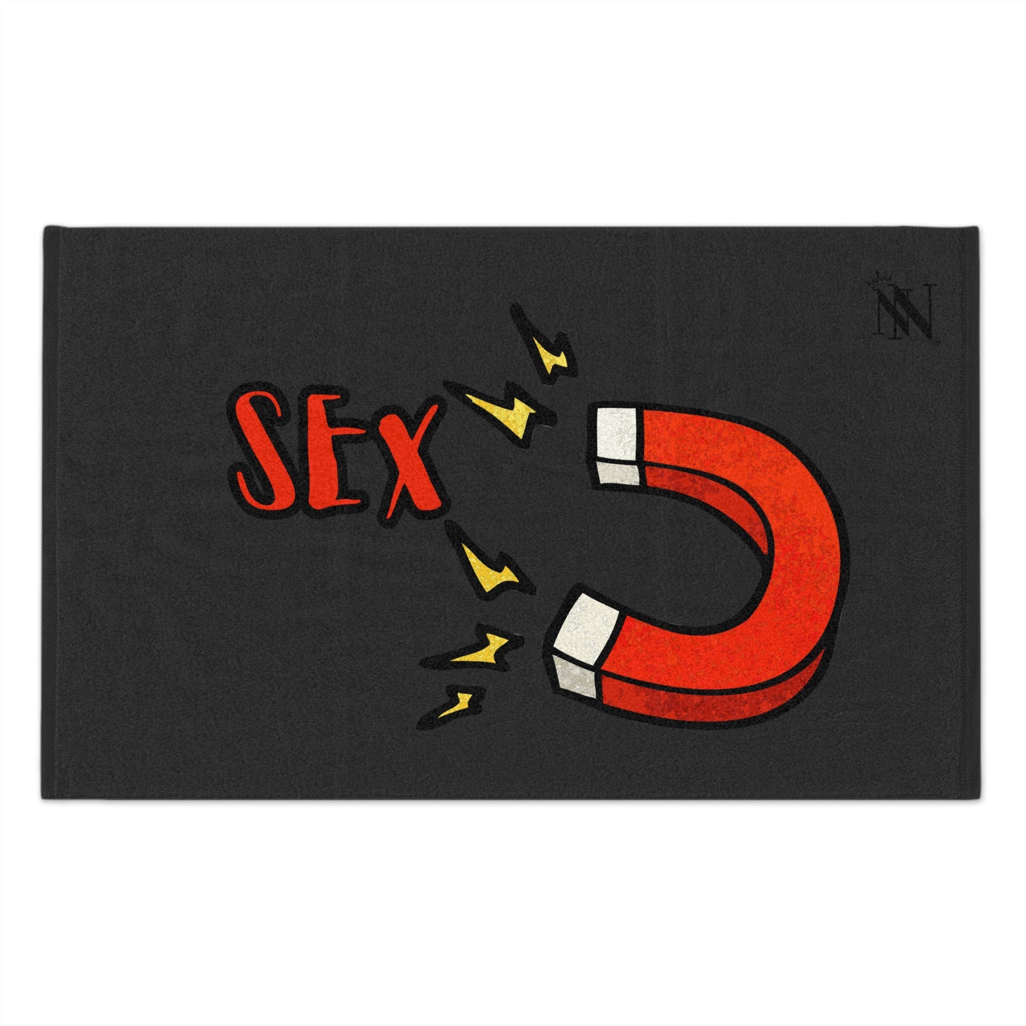 Sex Magnet Dark Grey | Mix & Match Soft Fun-Flirty Lovers’ Towels