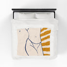 Vintage Bikini Poster | Mix & Match Soft Fun-Flirty Lovers’ Blankets