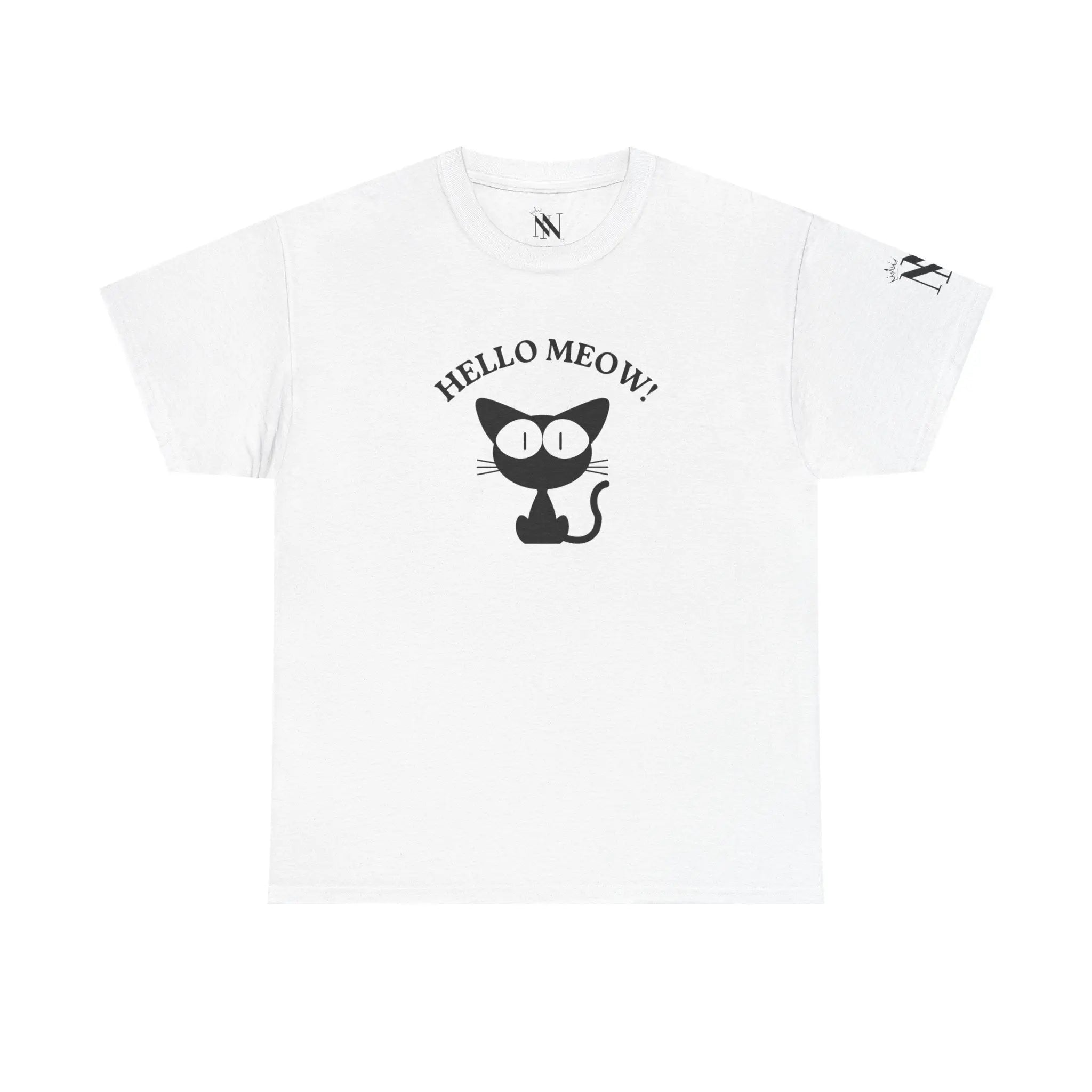 Hello Meow! | Mix & Match Cotton Unisex Fun-Flirty Lovers’ T-Shirts