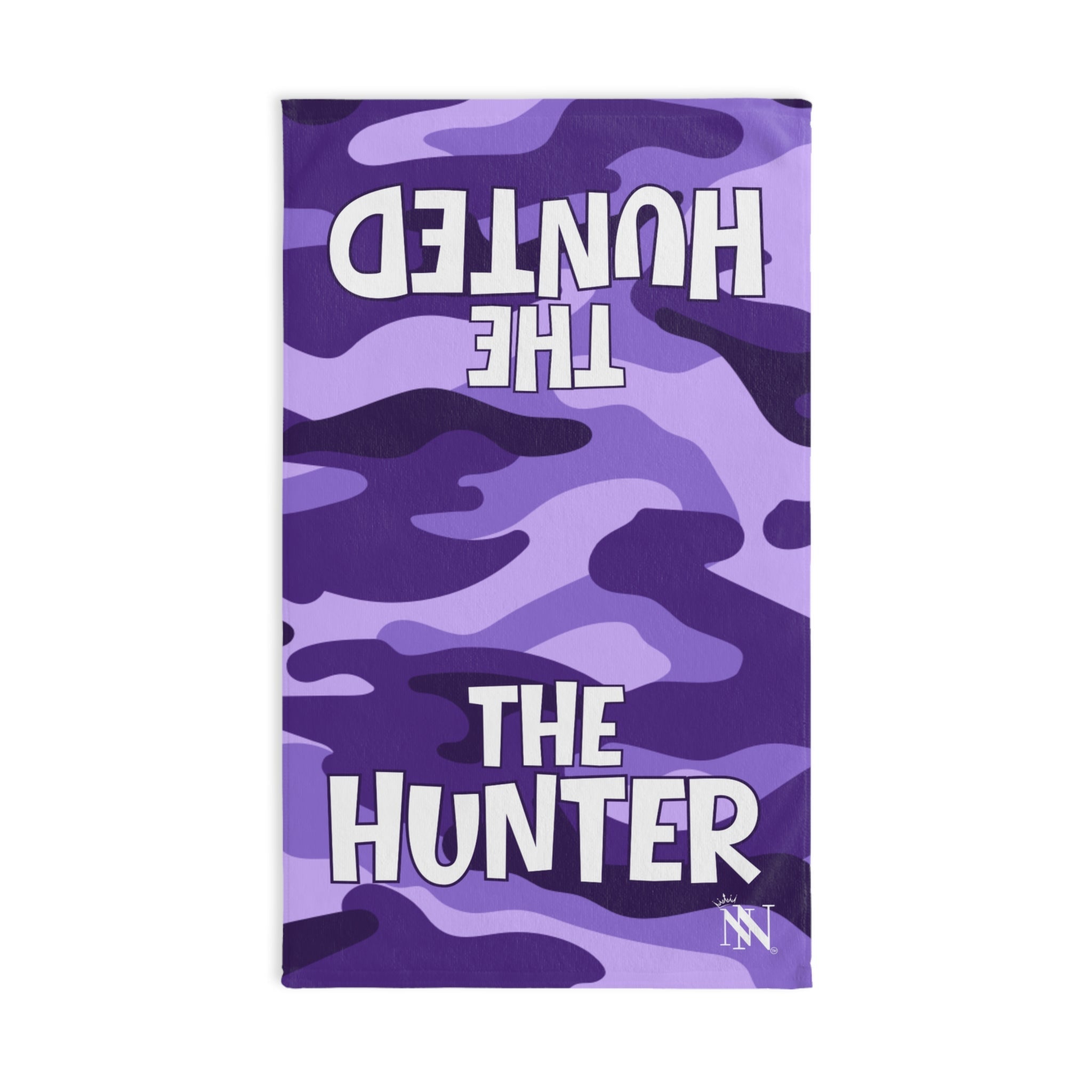 The Hunter & The Hunted Shareable Purple Camo Cum Towel