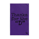 Thanks for the ’D’ Purple | Mix & Match Classic Fun-Flirty Lovers’ Towels