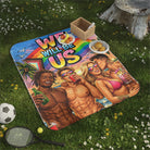 Pride Party We Will Be Us Graphic Series | Mix Match Fun-Flirty Lovers’ Water-Resistant Blankets
