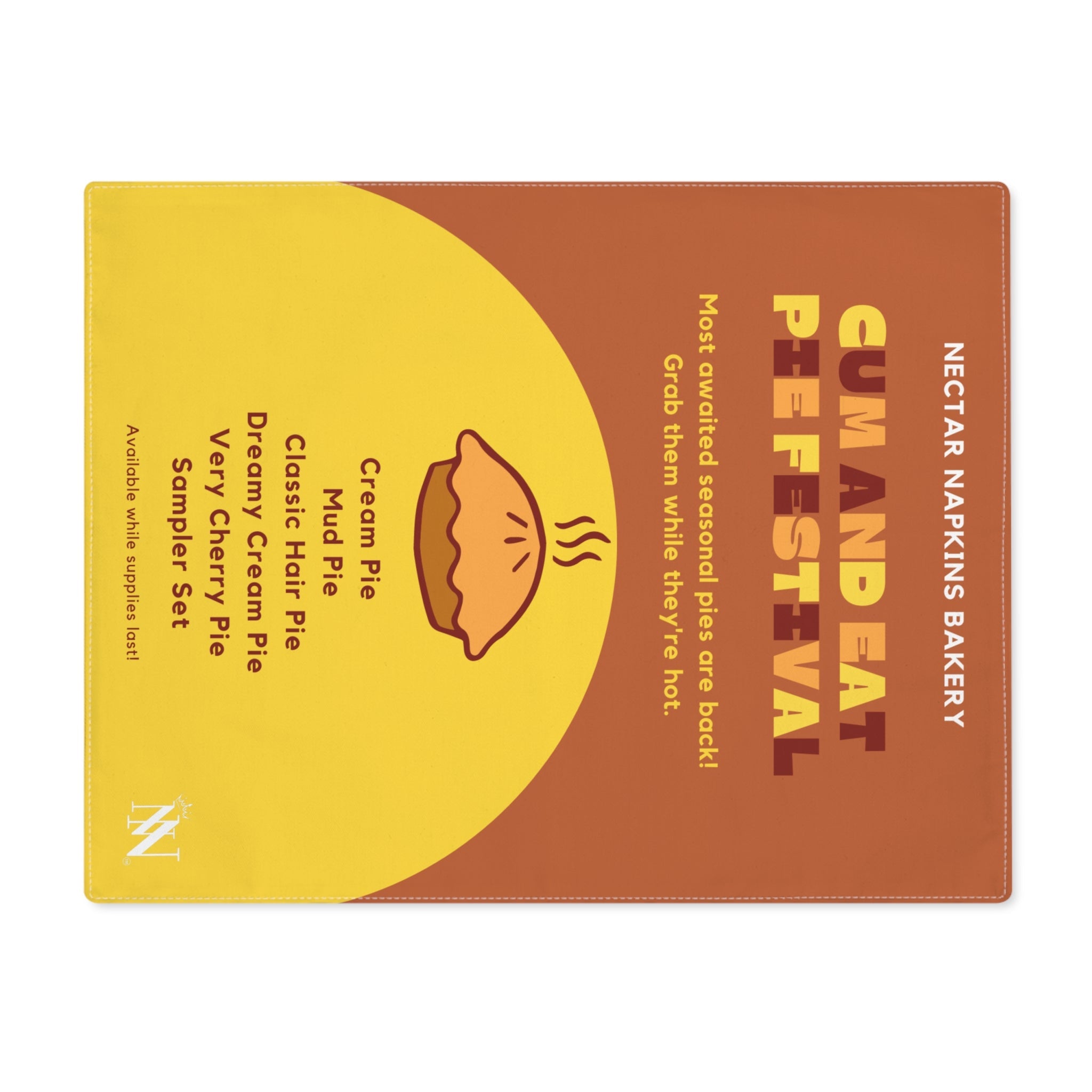 Cum Eat Pie Festival | Mix & Match Playful Fun-Flirty Lovers’ Toy Mats