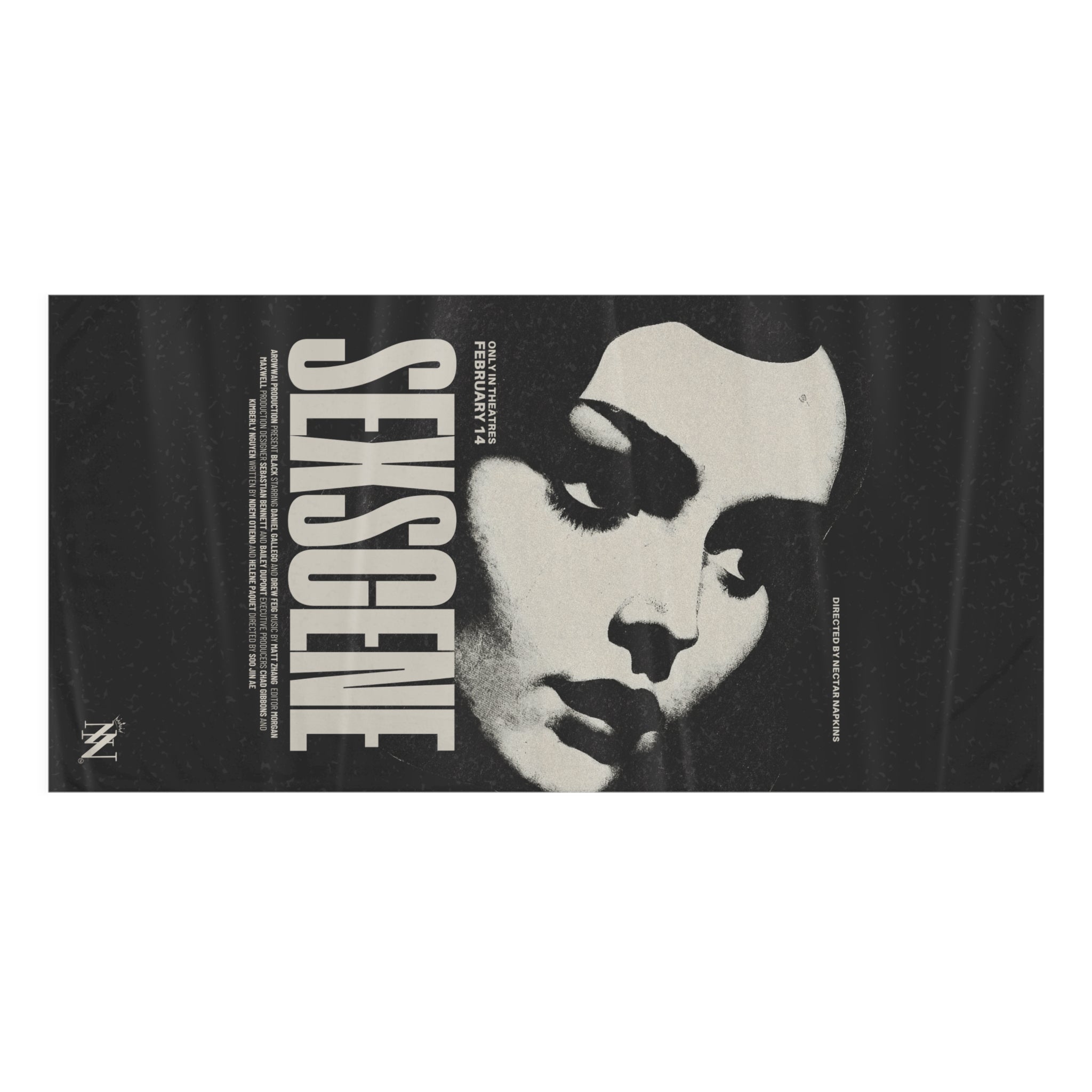 Sex Scene Movie Poster | Mix & Match XL Fun-Flirty Lovers’ Towels