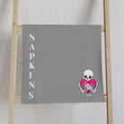 Nectar Napkins Brand Gray | Mix & Match Classic Fun-Flirty Lovers’ Towels