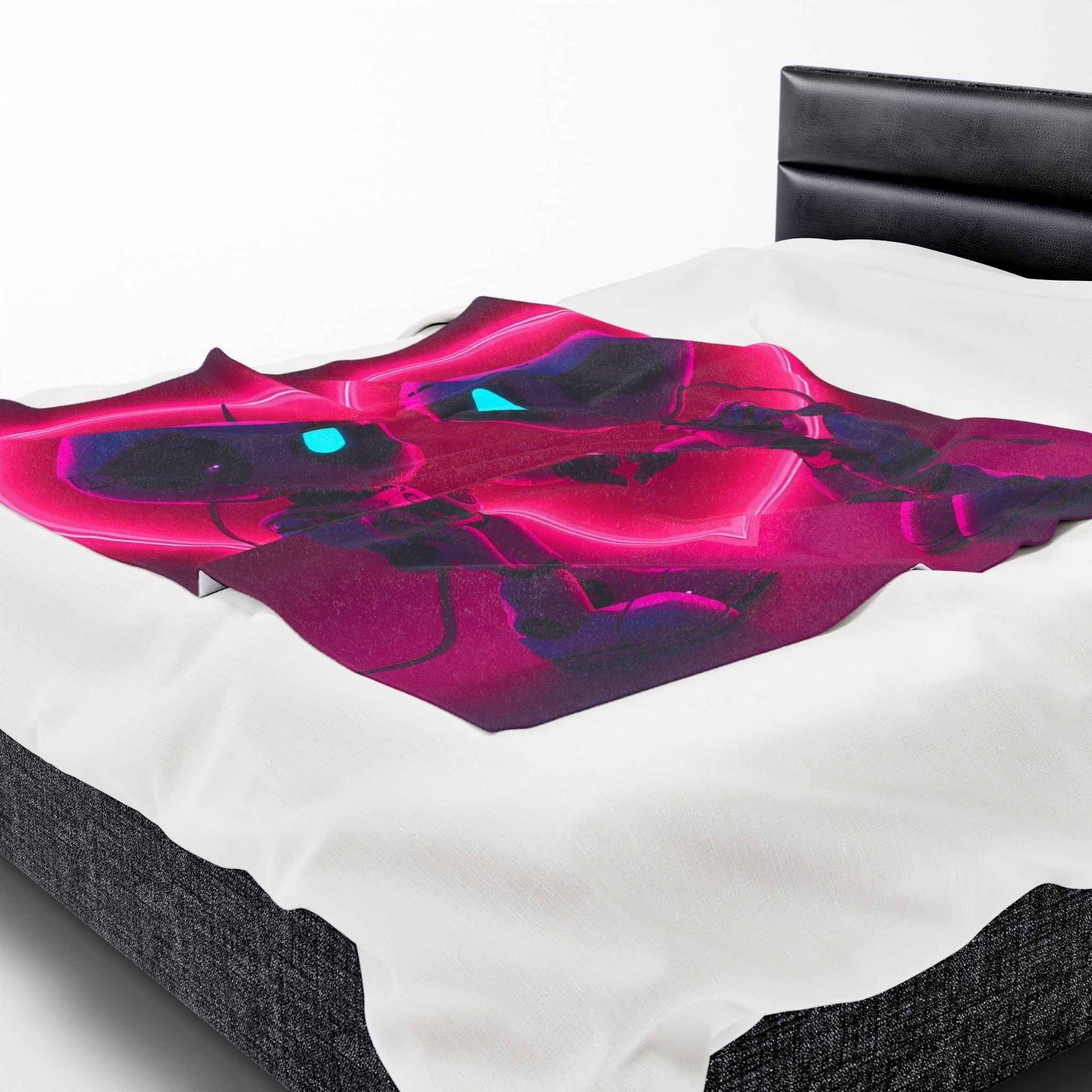 AI Robot Love | Mix & Match Velveteen Fun-Flirty Lovers’ Blankets