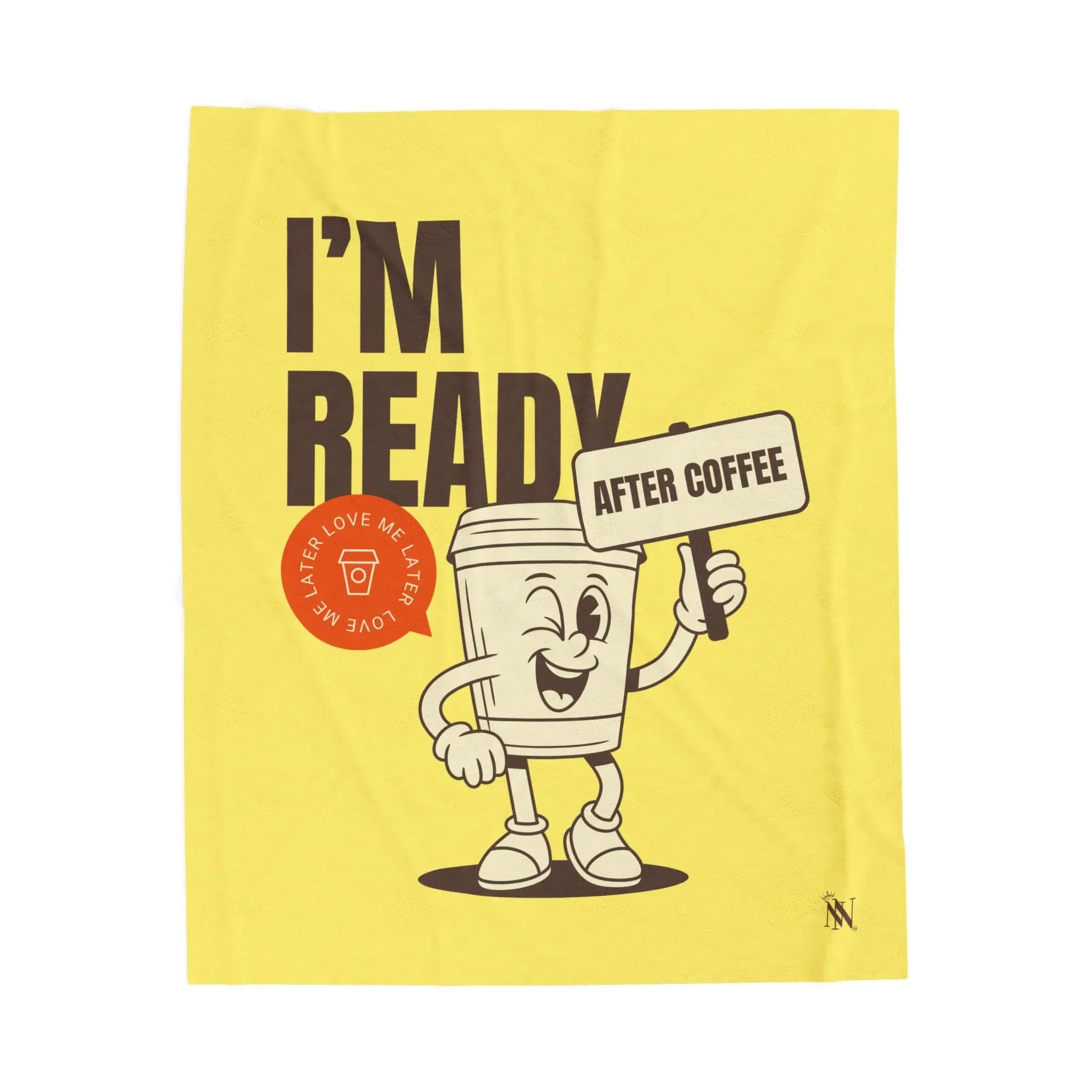 I’m Ready After Coffee | Mix & Match Soft Fun-Flirty Lovers’ Blankets