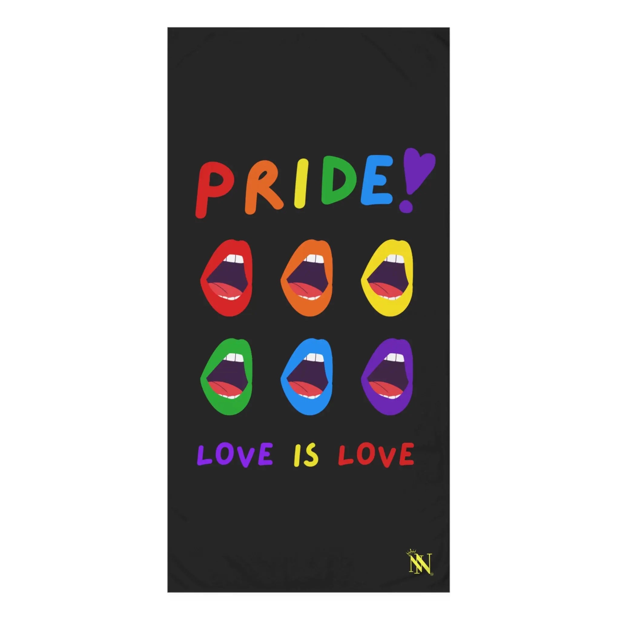 Screaming Pride Love is Love Anal Sex Towel