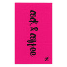 Cock & Coffee Signature Pink | Mix & Match Soft Fun-Flirty Lovers’ Towels
