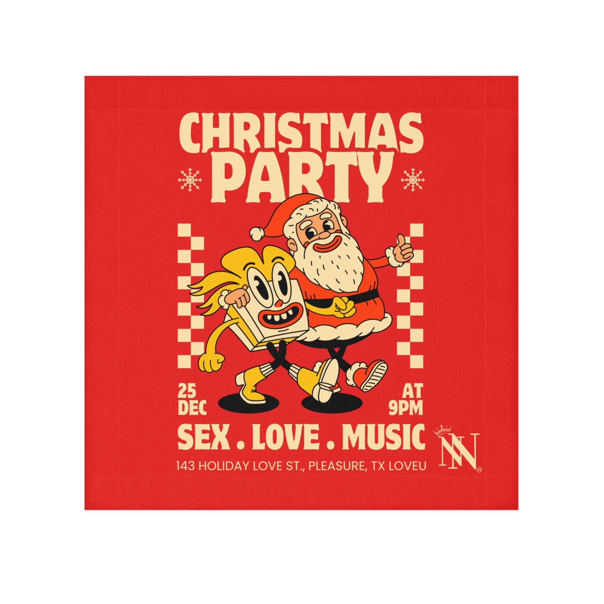 Christmas Party | Mix & Match Lils’ Fun-Flirty Lovers’ Towels