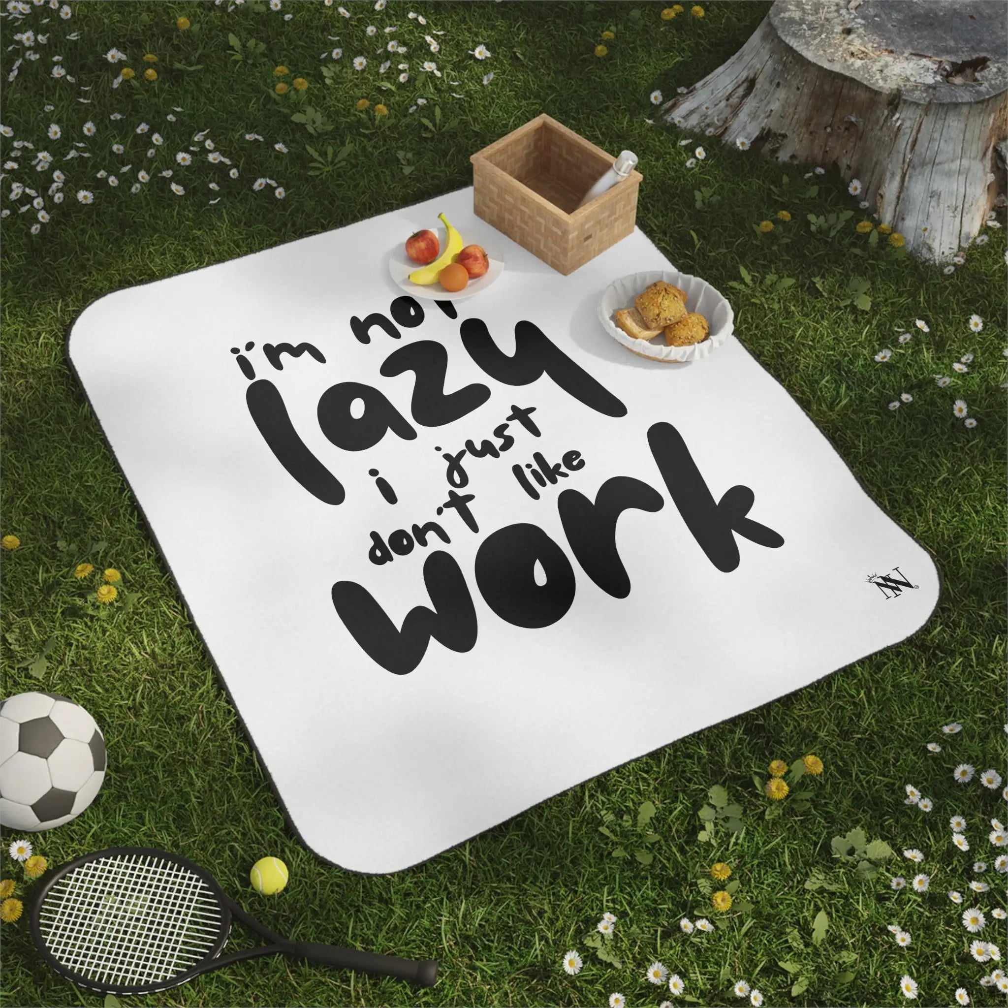 I’m Not Lazy | Mix Match Fun-Flirty Lovers’ Water-Resistant Blankets