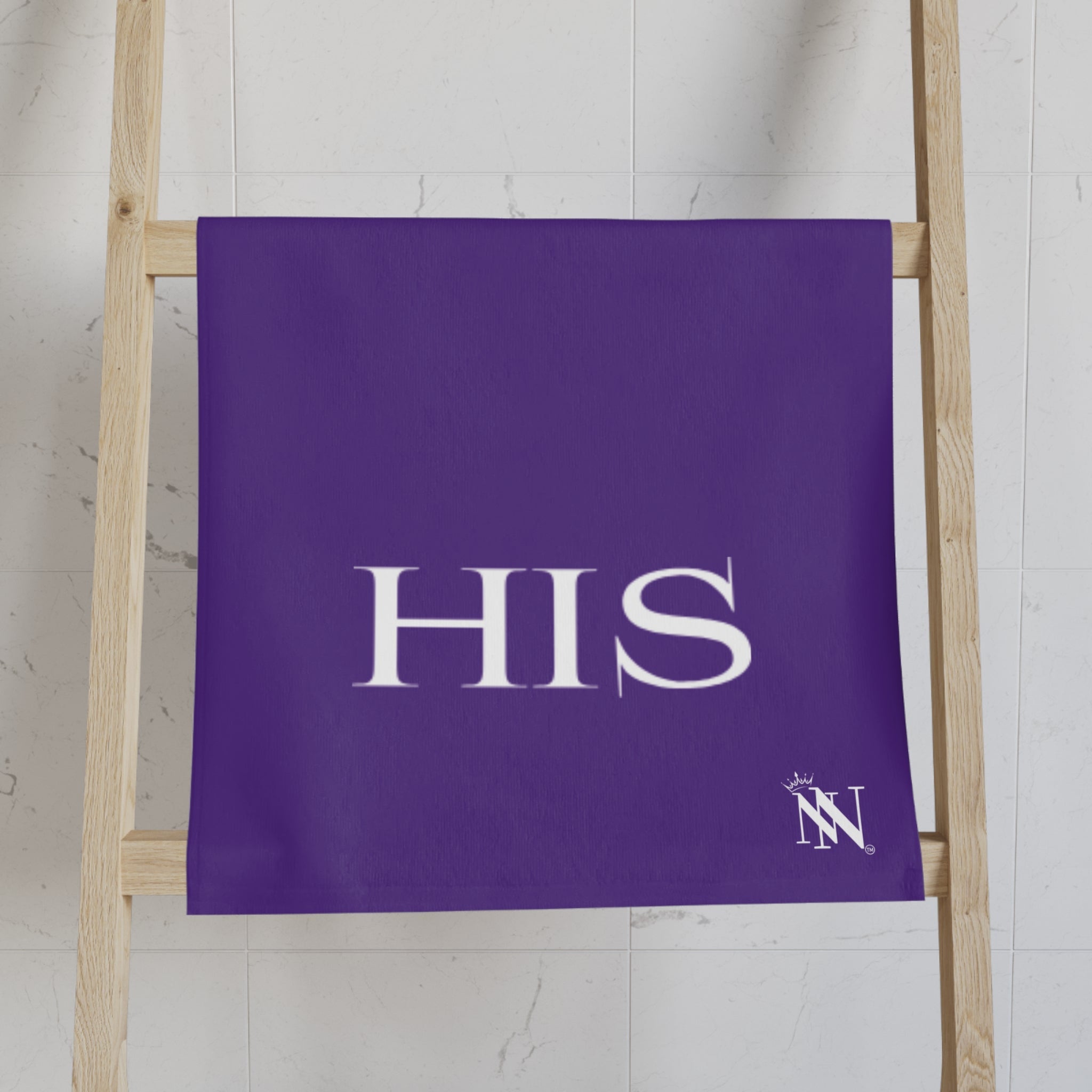 His Hers Shareable Purple | Mix & Match Classic Fun-Flirty Lovers’ Towels