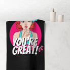 Shh! You’re Great! Anime | Nectar Napkins XL Fun-Flirty Lovers’ Towels