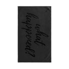 What Happened? Dark Grey | Mix & Match Classic Fun-Flirty Lovers’ Towels
