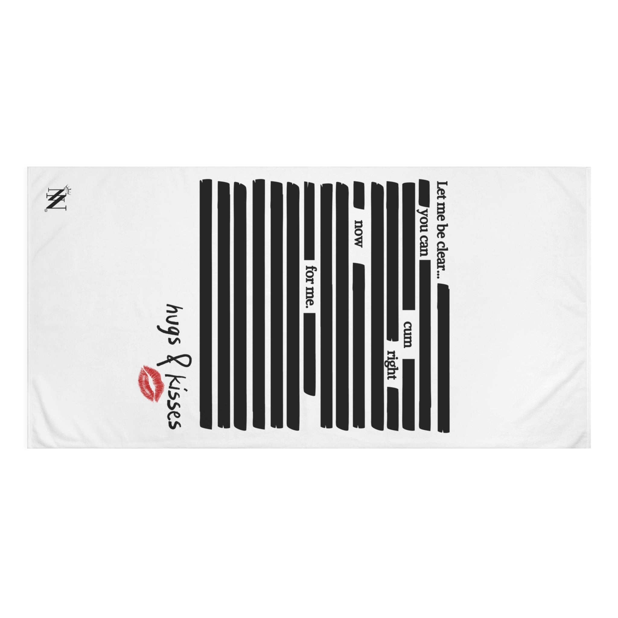 Let Me Be Clear... | Mix & Match XL Fun-Flirty Lovers’ Towels