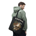 Vintage Floral Skull | Mix & Match Fun-Flirty Lovers’ Totes